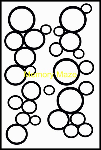 Circles on circles 110 x 180 min buy 3 Memory Maze